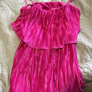 Lulu’s hot pink romper